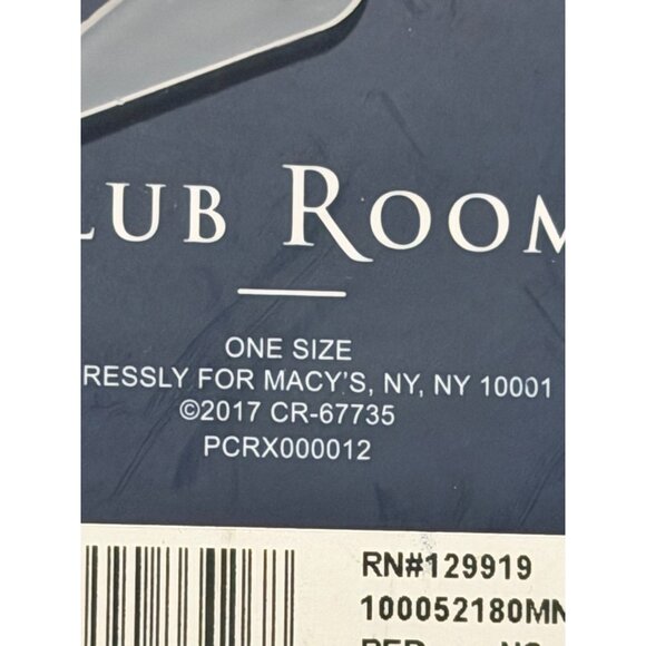Club Room Mens Red Suspenders One Size  Adjustable Clips Suspenders. NWT - Picture 5 of 11